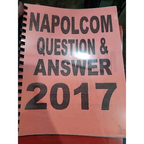 napolcom reviewer question and answer.